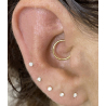 Piercing helix diamant