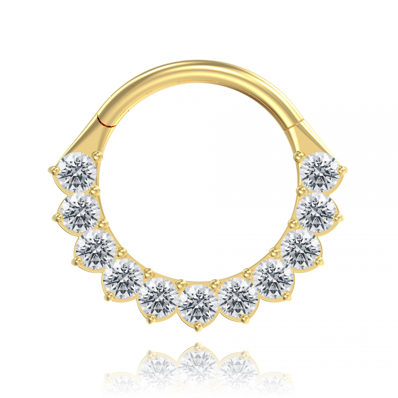 Piercing pour Téton en or 18 carats, une tendance sensuelle et glamour