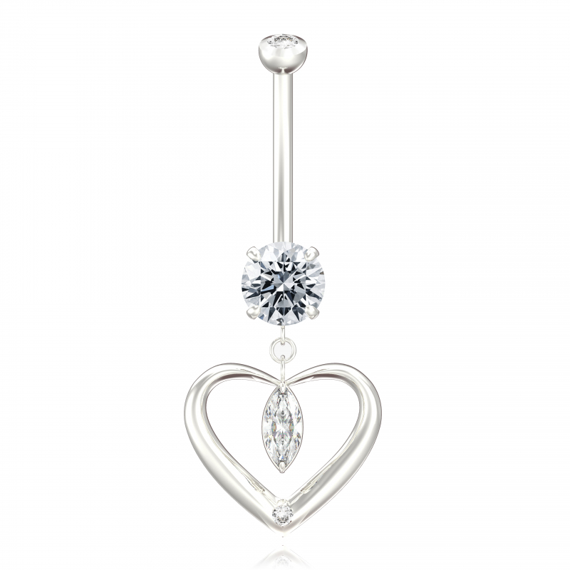 ©Le Belly Coeur Ajouré Popart Piercing 2