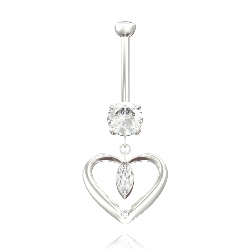 ©Le Belly Coeur Ajouré Popart Piercing 7