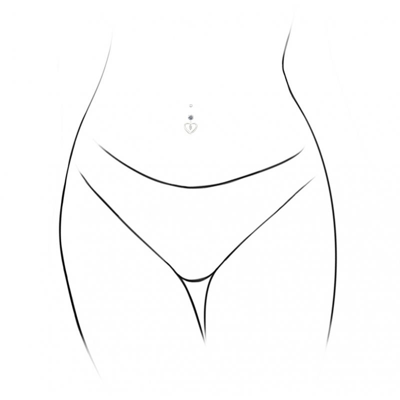 ©Le Belly Coeur Ajouré Popart Piercing 9