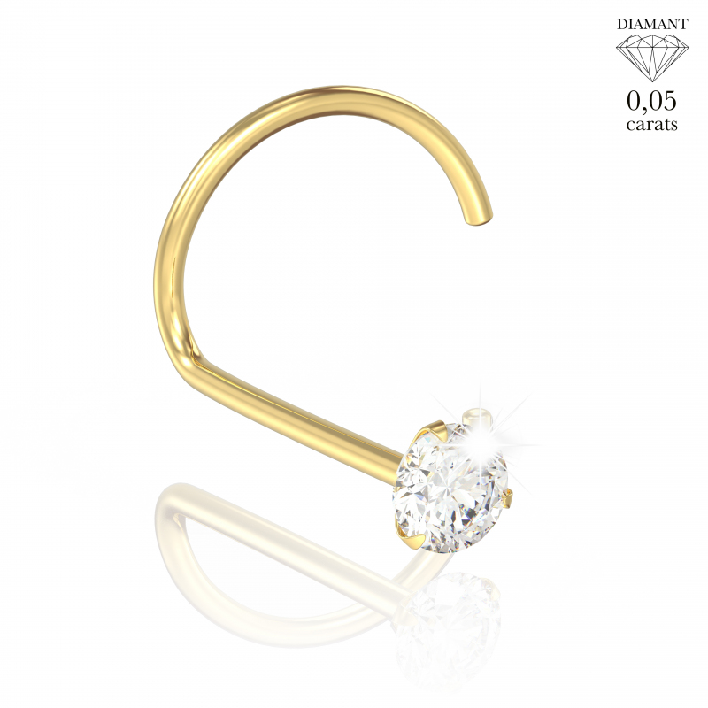 Diamond Nose Piercing Popart Piercing 0,05K