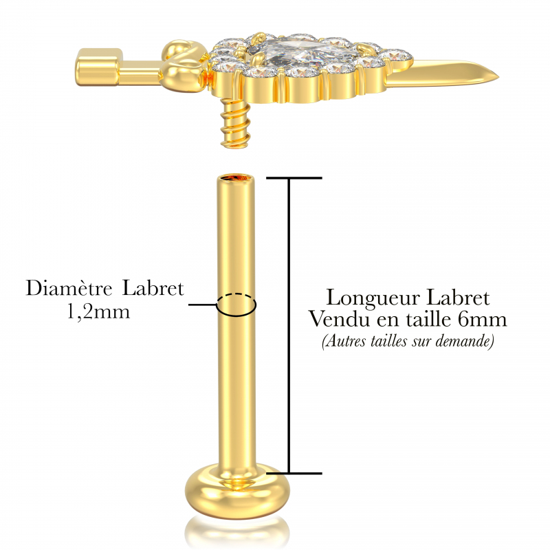 piercing or 18 carats