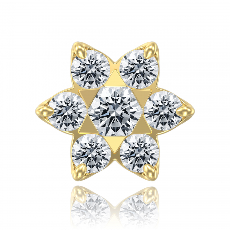 ©The White Pop Flower Popart Piercing