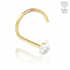 piercing nez or diamant