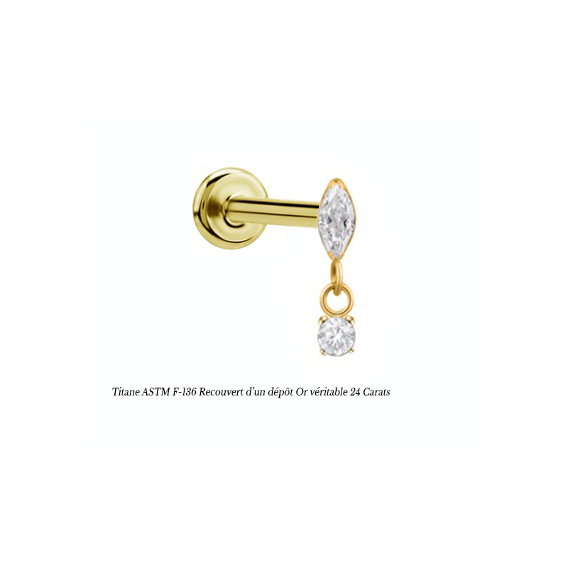 piercing oreille titane