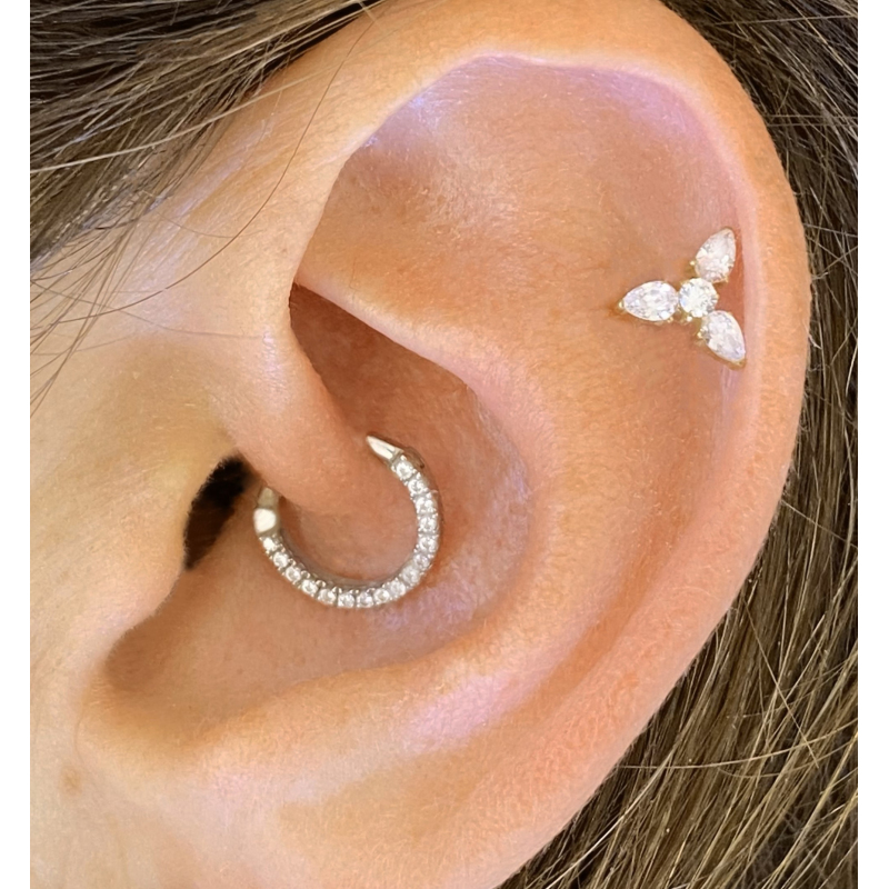 piercing oreille titane
